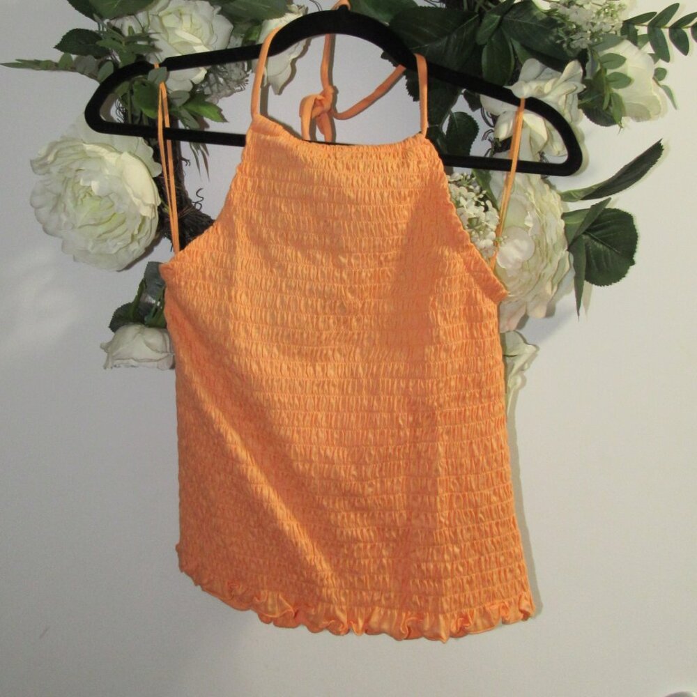 NWT Old Navy - Orange Halter Top
